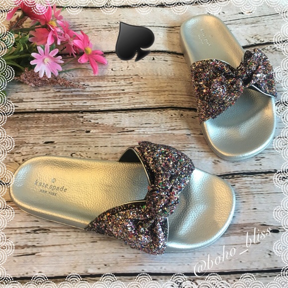 ⭐️KATE SPADE | Glitter Bow Slide NEW - Picture 5 of 6